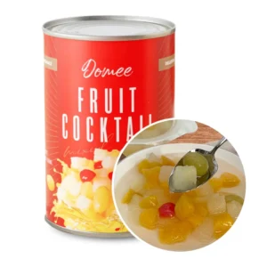 113g Light Syrup Canned Fruit Cocktail with Peach Pineapple Cherry & Grapefruit