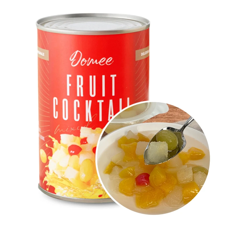 113g Light Syrup Canned Fruit Cocktail with Peach Pineapple Cherry & Grapefruit 113g Light Syrup Canned Fruit Cocktail with Peach Pineapple Cherry & Grapefruit