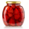 410g Canned Strawberry in Light Syrup in Glass Jar