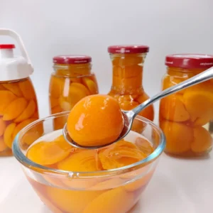 Canned Apricot in Halves Slight Syrup Easy Open Tin