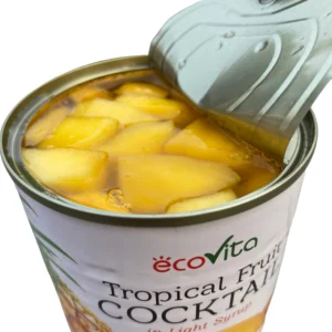 Canned Fruit Cocktail in Syrup - Canned Mixed Fruit Pineapple Mango 580ml