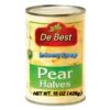 Canned Pear Halves in Syrup 425g