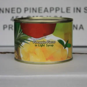 Canned Pineapple in Light Heavy Syrup Chunk A10