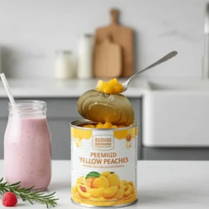 Canned Yellow Peach Diced 6X6mm for Juice Tea
