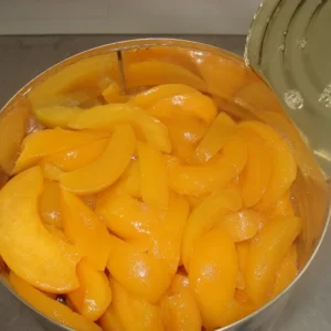 Canned Yellow Peach in Slice