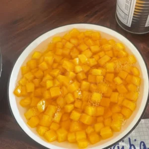 Ready to Eat 15oz Canned Dice Mango in Sugar & Citric Acid 10x10mm 2 Year Shelf Life Vietnam Factory Bulk Supply Premium Quality