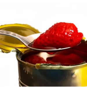 Sweet Strawberry in Tin with Light Syrup