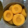 Sweet and Juicy Yellow Peach Halves in Syrup